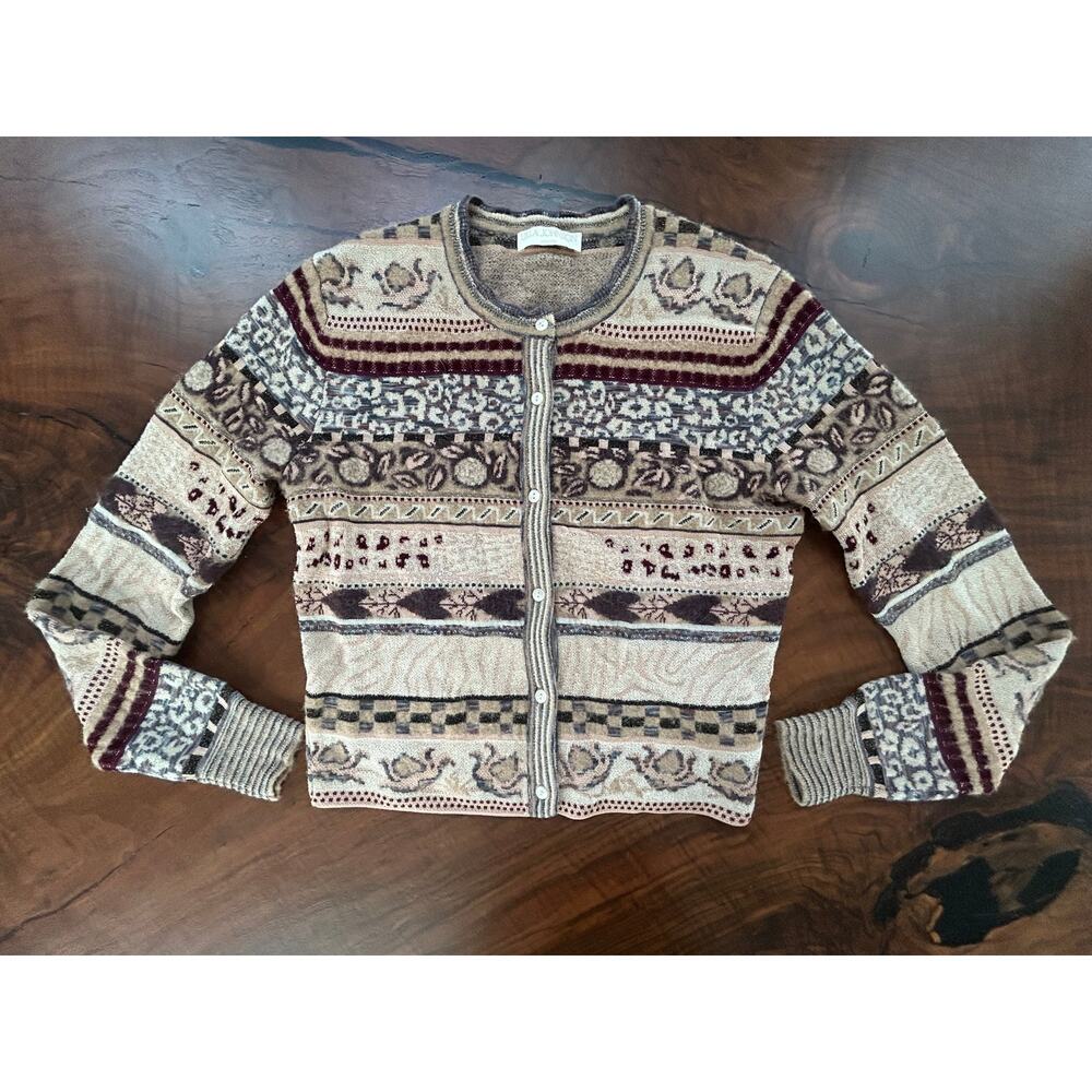 Ulla Johnson $520 Liza Cardigan Valerian Alpaca Wool Fall Designer Crop Petite⁠